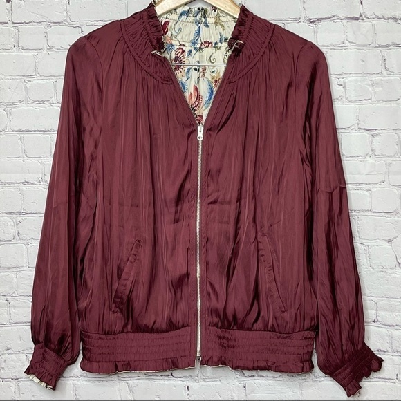 Chico’s Floral Reversible Jacket size 1 Small - Picture 10 of 14